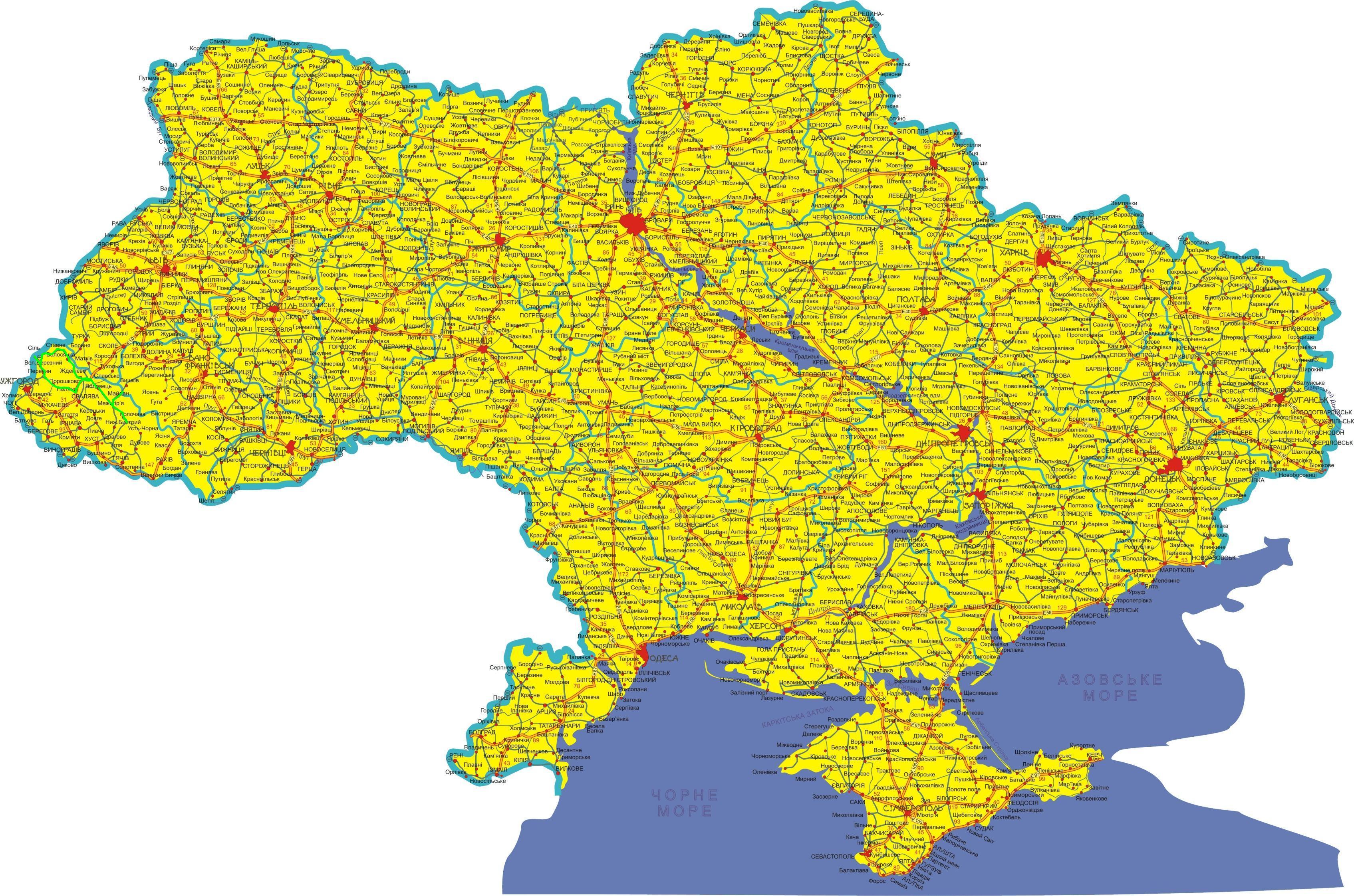 Спутниковая Карта Краматорск